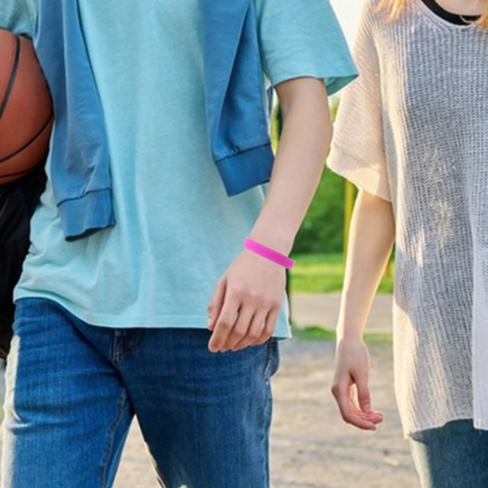 

Силиконовые браслеты, 3 шт., модные, эластичные, удобные, унисекс, для взрослых, для спортивных мероприятий, музыкальных фестивалей, вечеринок