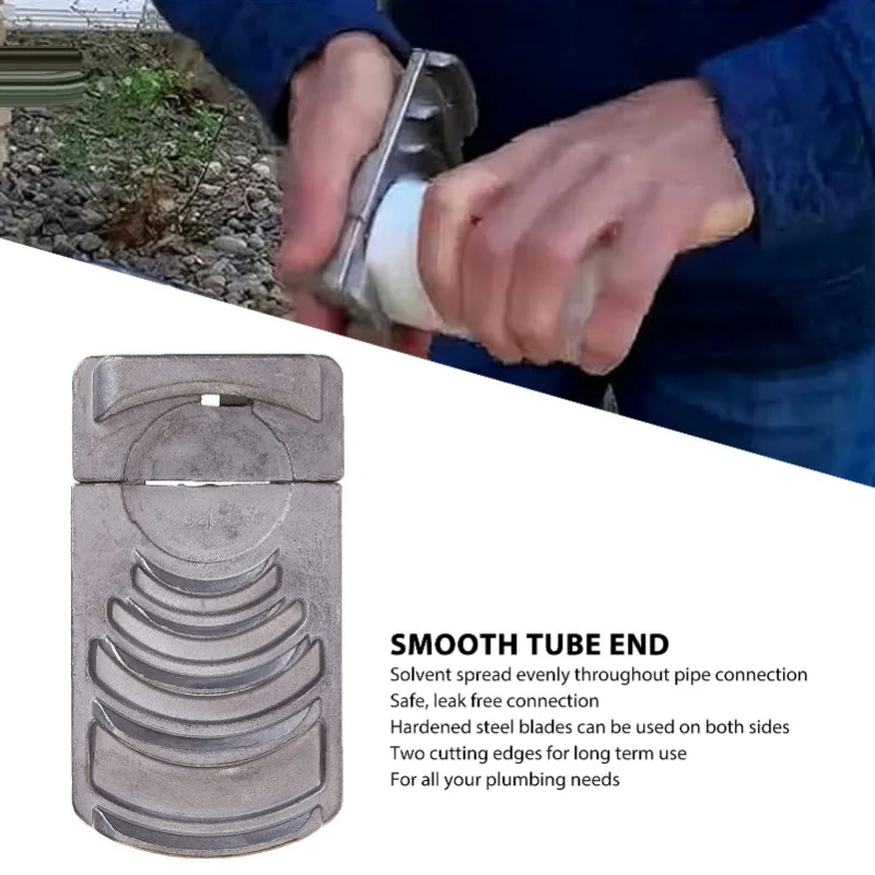 

Инструмент для снятия заусенцев пластиковых труб, профессиональный эффективный 1, 1/4-4 дюйма, сантехническая развертка для труб из ПВХ, фаска