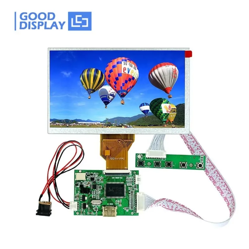 7 Inch 50 Pin HD TFT LCD Display Driver Board Raspberry Pi Touch Screen Optional