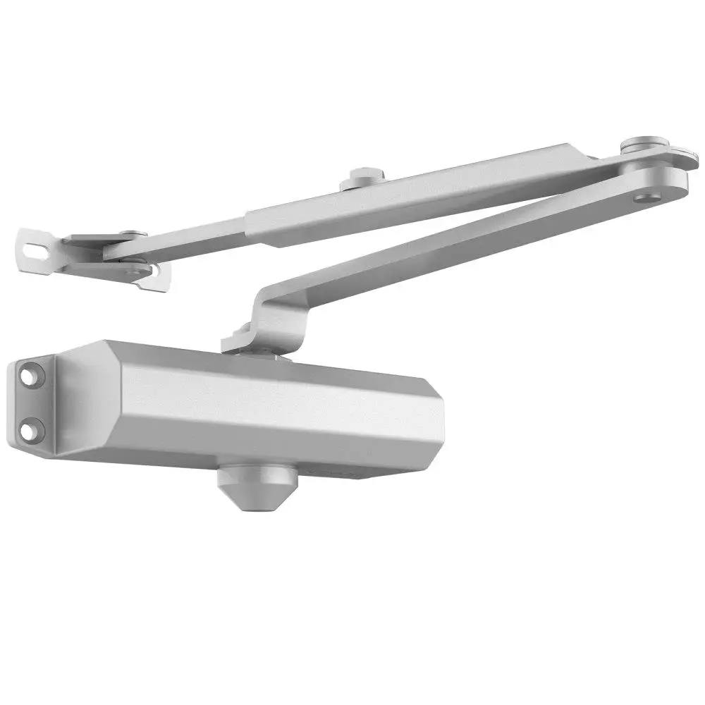 

Automatic for door Closer Heavy Duty Cast Aluminum Adjustable Hydraulic Buffer 150 Lbs for door Weight Commercial Residential