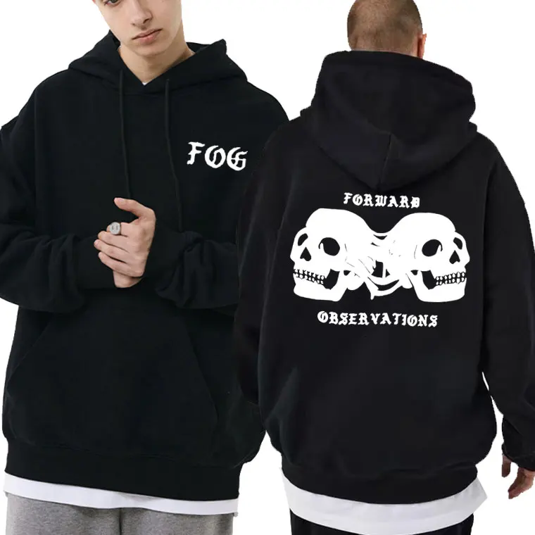 

Forward Observations Group Skeleton Graphic Hoodie Male Oversized Hoodies Men's Rock Streetwear Men Gothic Vintage Sweatshirt