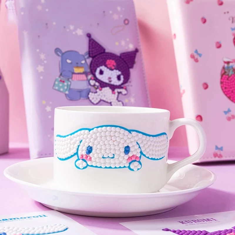 Autocollants Décoratifs de Dessin Animé Disney Kuromi, Accessoires Amusants et Adaptés aux Étudiants et Enfants, Bricolage, Coutumes de Diamant