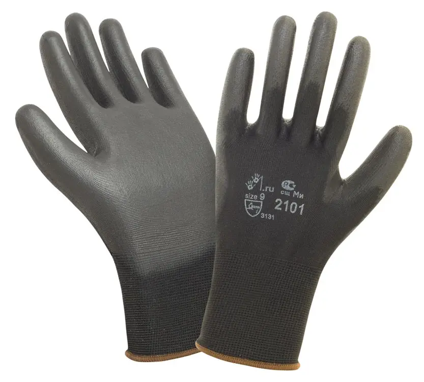 Nylon PU Gloves Safety Work Gloves Repair Special Gloves Palm Coated Gloves Carpenter Repair Worker Supplies