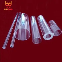 1pcs 40mm-76mm ID acrylic pipe 55/60/65/70/80mm OD transparent round tube plexiglass PMMA material through pipe 100mm length