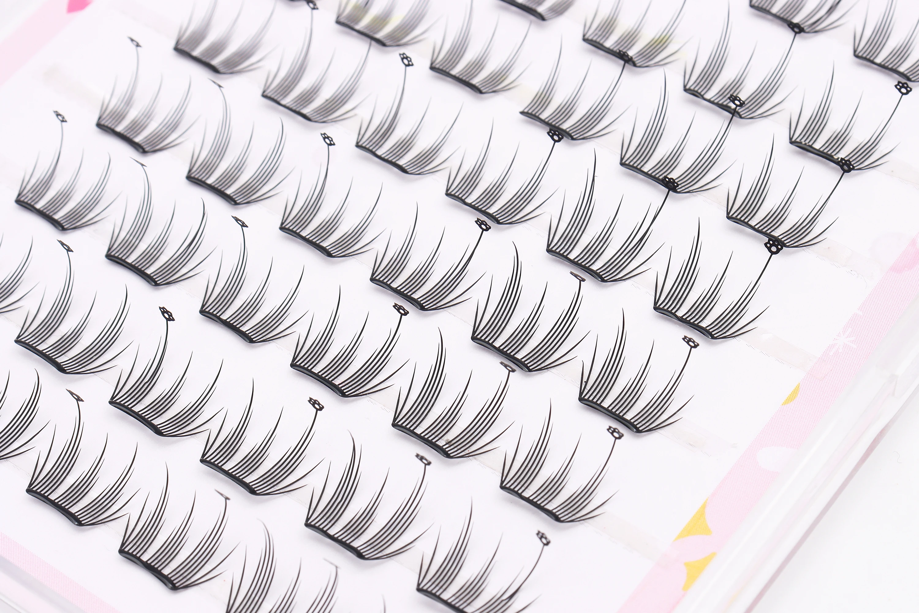 DINGSEN 10 Reihen Idol Lashes Selbstklebende Wimpern Natürliche Lange Anime Kleberfreie Cluster-Wimpern Make-up Korea Wimpern – Detail 15