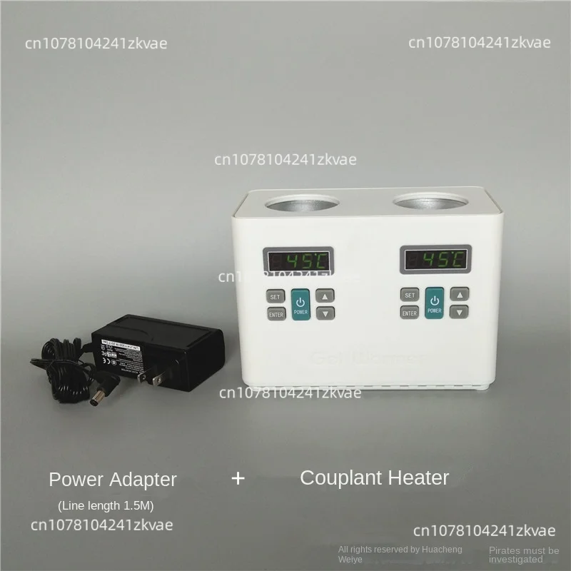 Double electric ultrasound gel warmer heater couplant heater or  LED digital display single