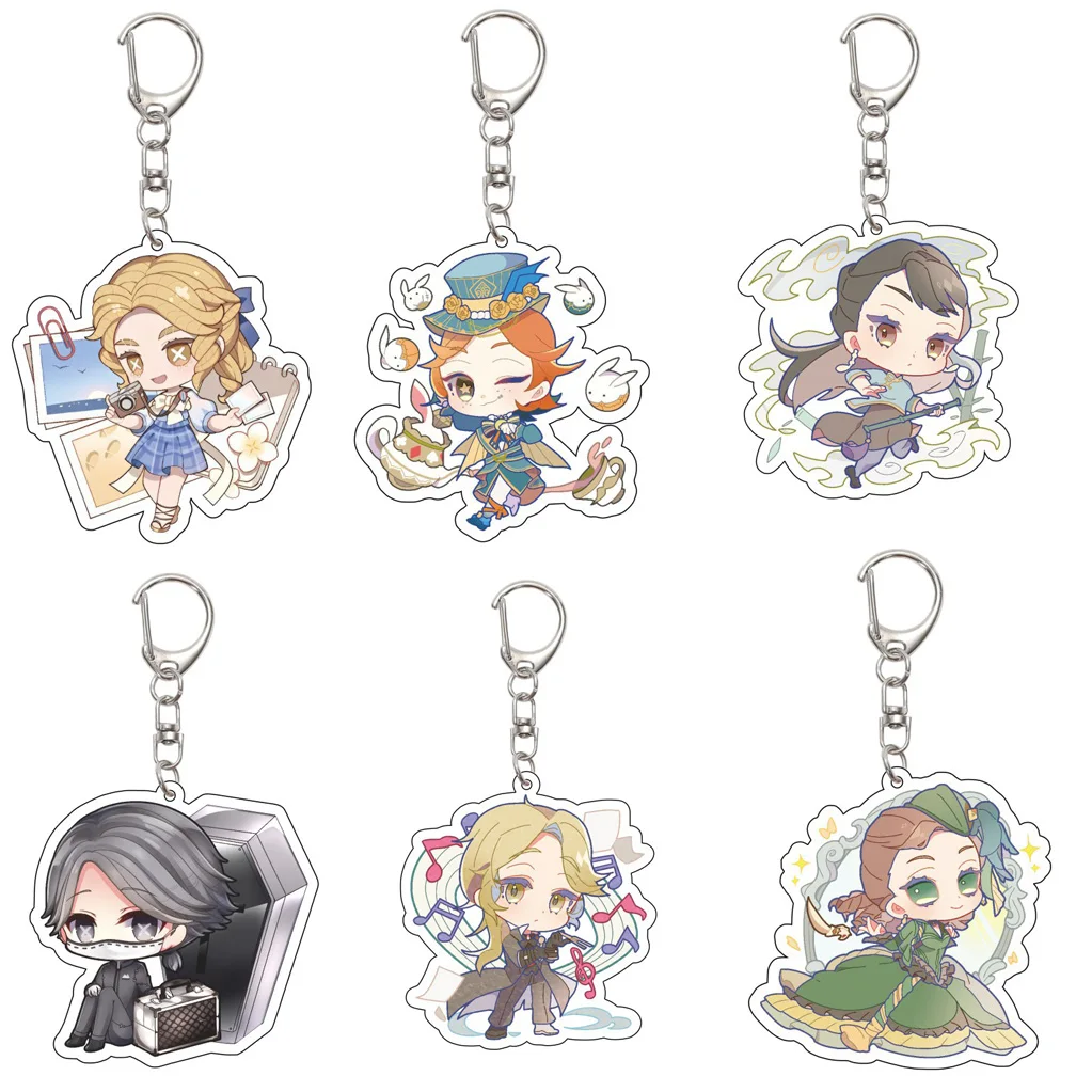 Llavero de 55 mm de Anime Identity V: Alice Derose, Joker, Aesop, Carl Antiquarian, Frederick Kreiburg, Marie - Regalos de Navidad