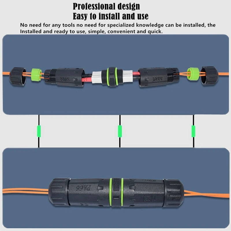 IP68 Waterproof SC Single Core Fiber Optical Adaptor Extend Fiber Optic Cable Length For LC Fiber Optic Cable Extension