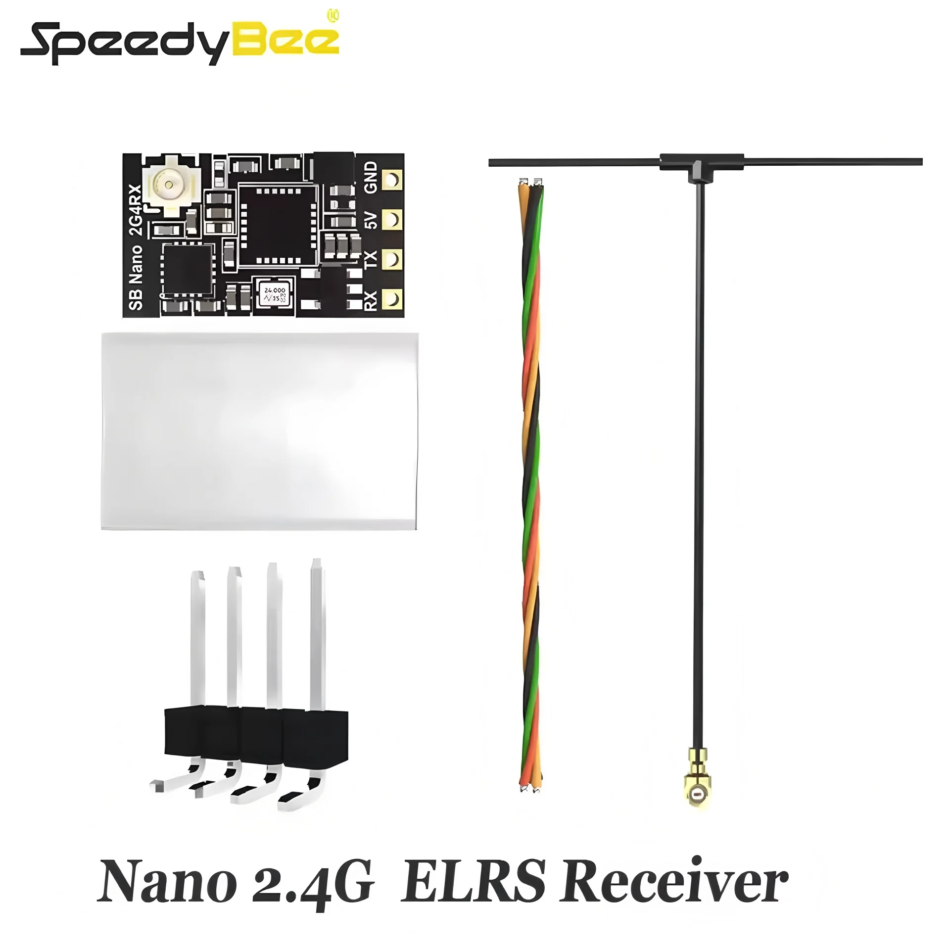 

Приемник SpeedyBee Nano 2,4G/915 МГц ExpressLRS ELRS для FPV фристайла дронов дальнего действия DIY Запчасти