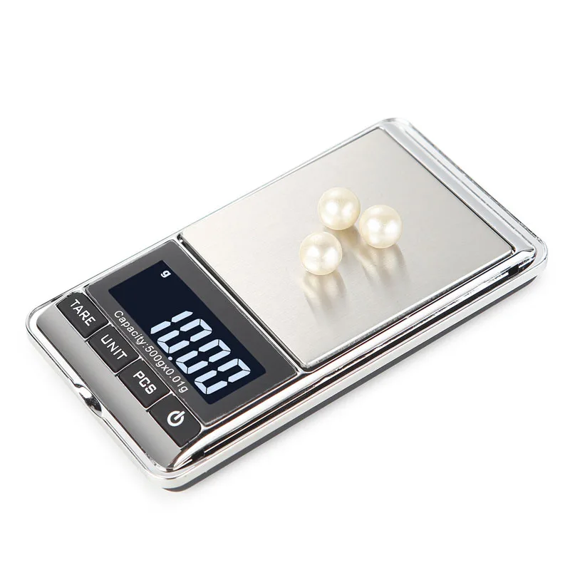Imagem -04 - Mini Escala de Bolso Portátil com Display Lcd Digital Peso Gram Jóias Cozinha Inteligente Cozimento 500g 0.01g pc