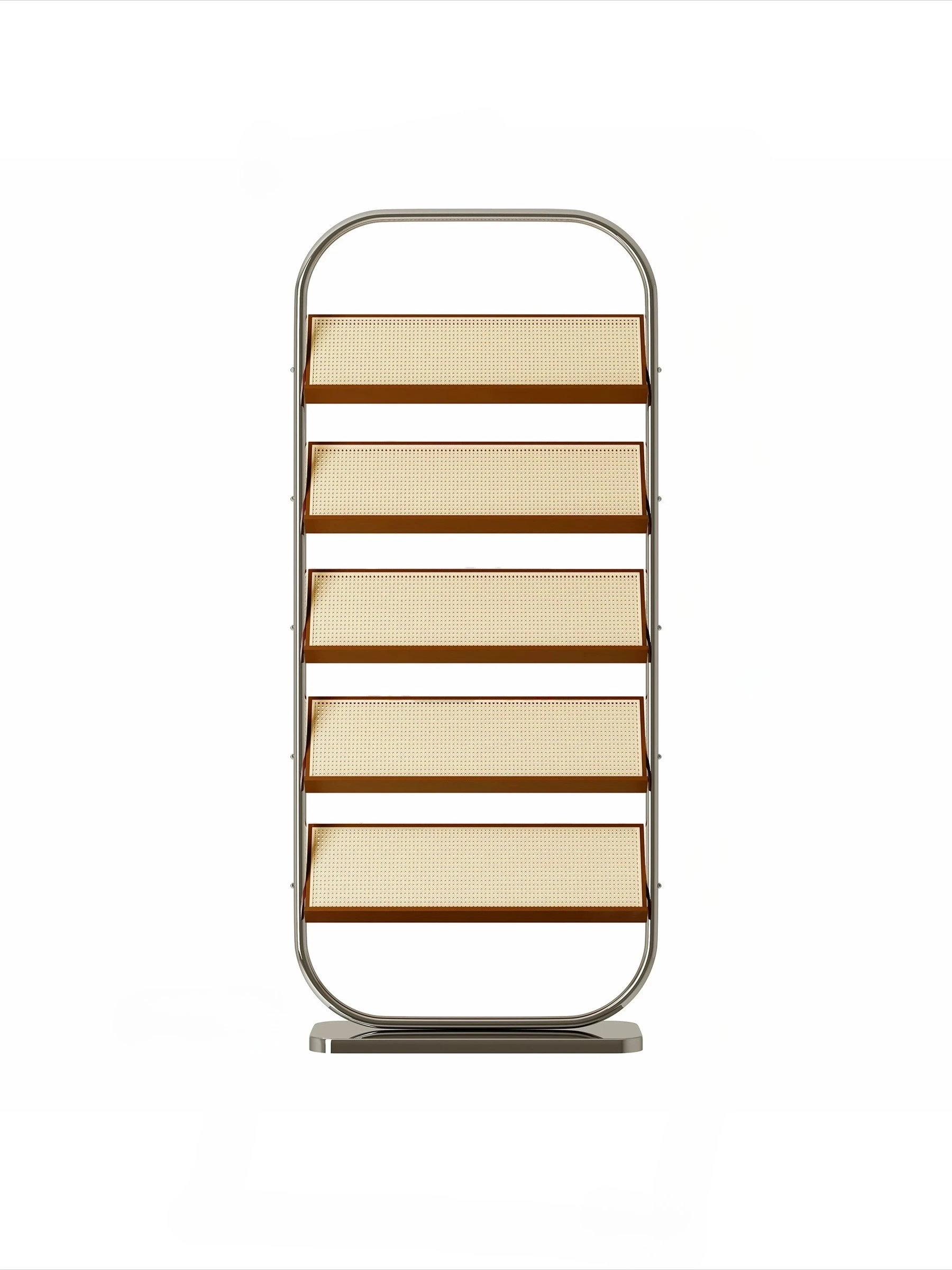 Medieval solid wood magazine multi-layer storage promotional materials display rack