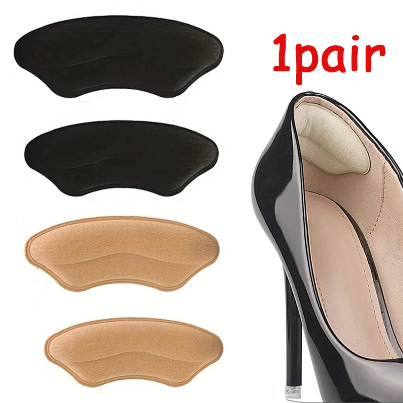 1 Pair Self Adhesive Heel Pad for High Heel Sneakers Pain Relief Adjustable Heel Sticker Protector