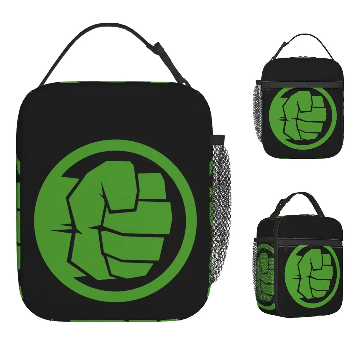 

Incredible Hulk Logo Insulated Lunch Bag Large Meal Container Thermal Bag Tote Lunch Box College Picnic Food Storage Bags