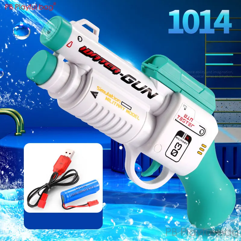 1014 Pistola de agua eléctrica para niños, pistola de agua para piscina, juego de entretenimiento, juguete AC129