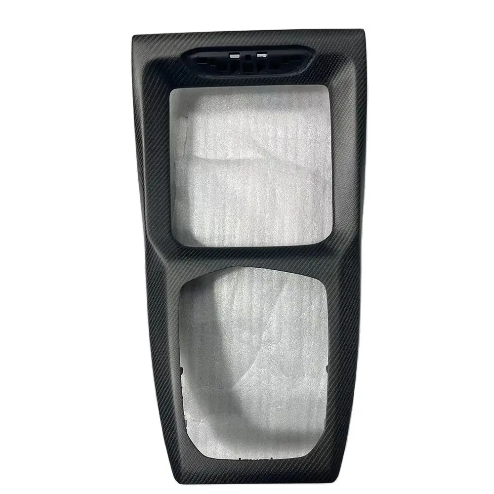 Panneau de pommeau de levier de vitesse de console centrale, couverture en fibre de carbone véritable, accessoire de voiture, BMW Bery G01 Tage, G02, X3M, F97, X4M, F98, 2021, 2022, 2023