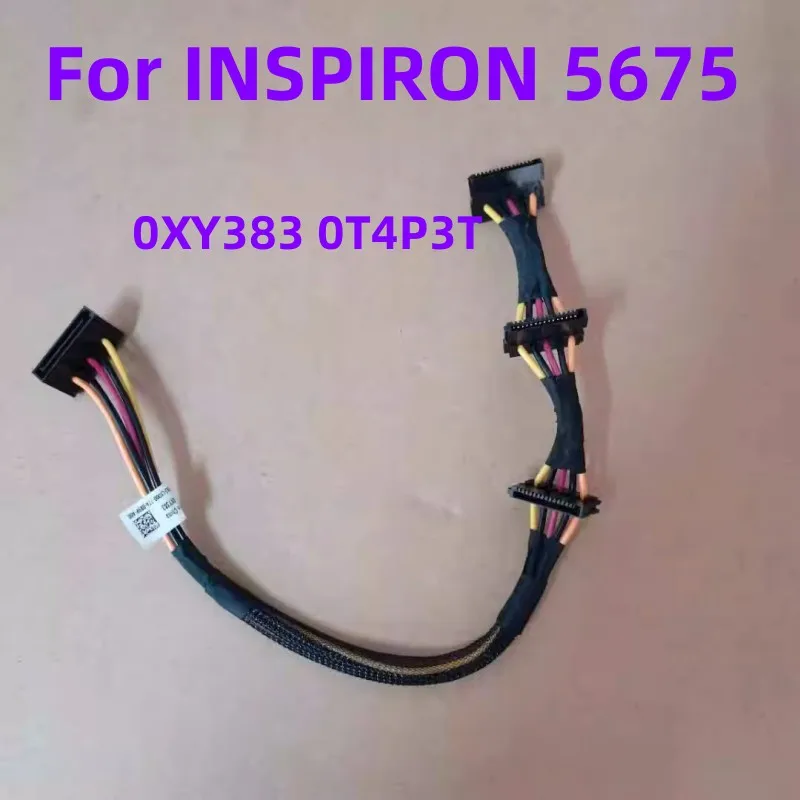 Original For INSPIRON 5675 Workstation Computer One Piece Three Sata Hard Disk Power Supply Extension Cable 0XY383 0T4P3T