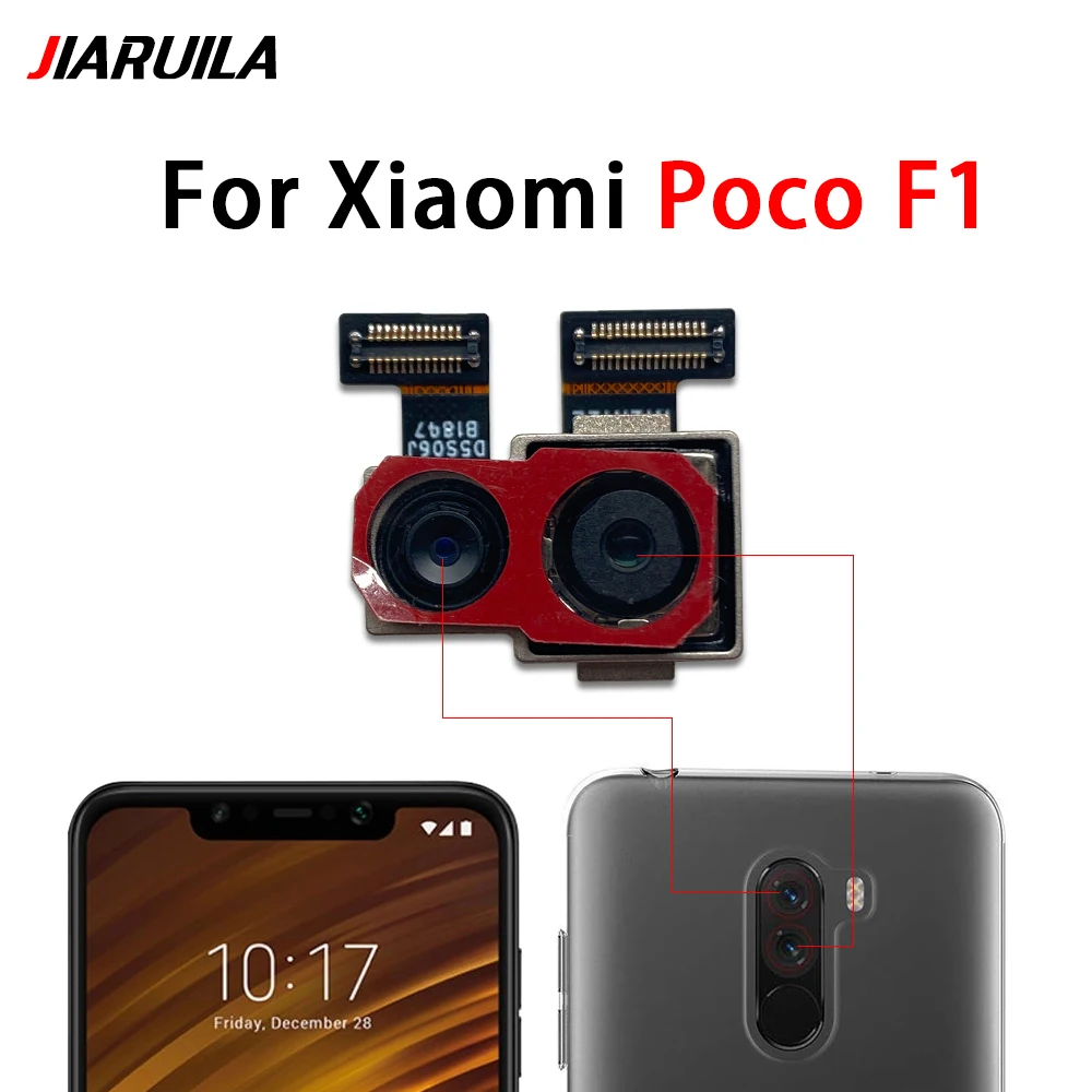 Big Rear Main Back Camera Flex Cable For Xiaomi Poco X3 F1 M3 M4 Pro 5G F5 Small Front Camera Flex