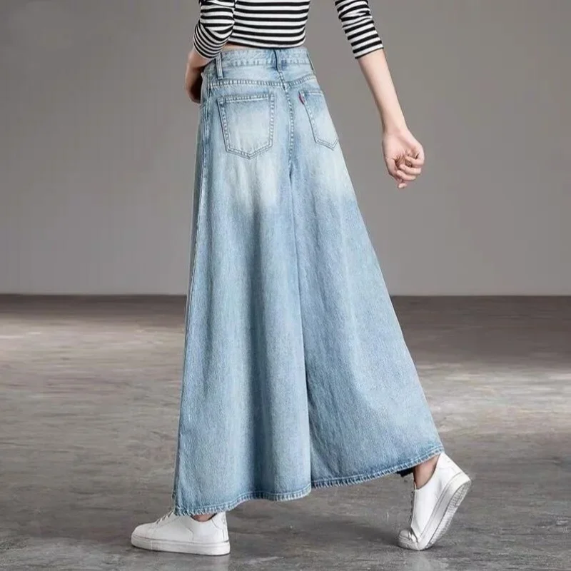 

Baggy Jeans High Waist Women's Pants Newjeans Wide Summer Elegant Woman Aestethic Vintage Clothes 90s Korean Clothing Y2k Jean
