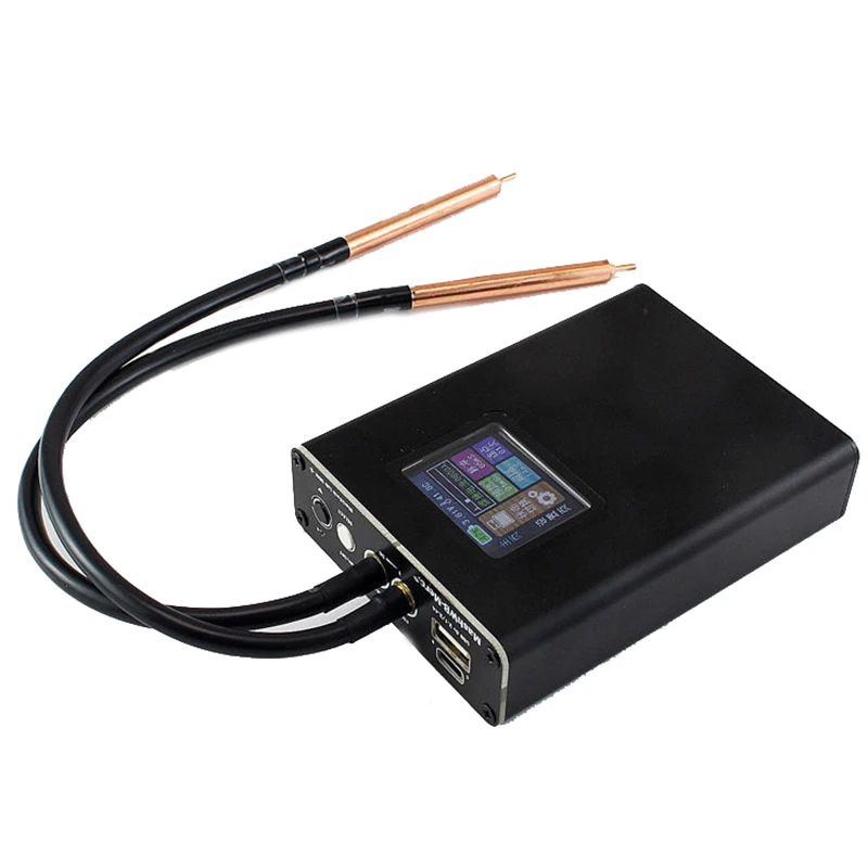 Draagbare Puntlasmachine Kleurenscherm Kleine Mini 18650 Lithium Batterij Mobiele Telefoon Batterij Diy Full Kit Stomlassen
