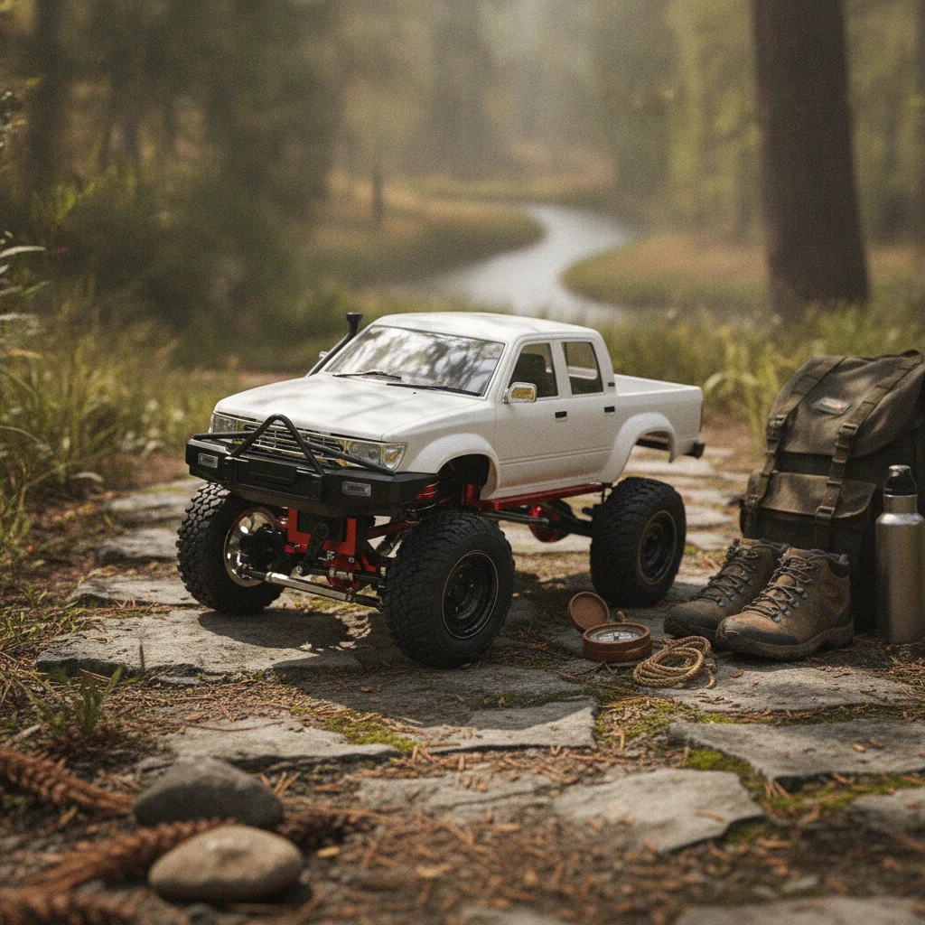 RC Car Metal Alloy Linkage Kit Upgrade Tie Rods Parts Set for 1/16 Toyota Hilux Chassis Repair