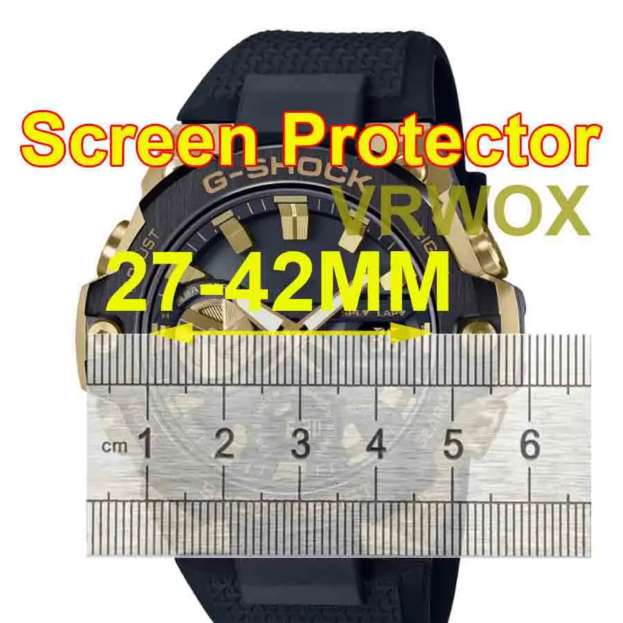 3PCS TPU 31.5MM 32.5MM 33.5MM 35.5MM 37.5MM round screen protector, high-definition anti-scratch, anti-fingerprint, no bubbles