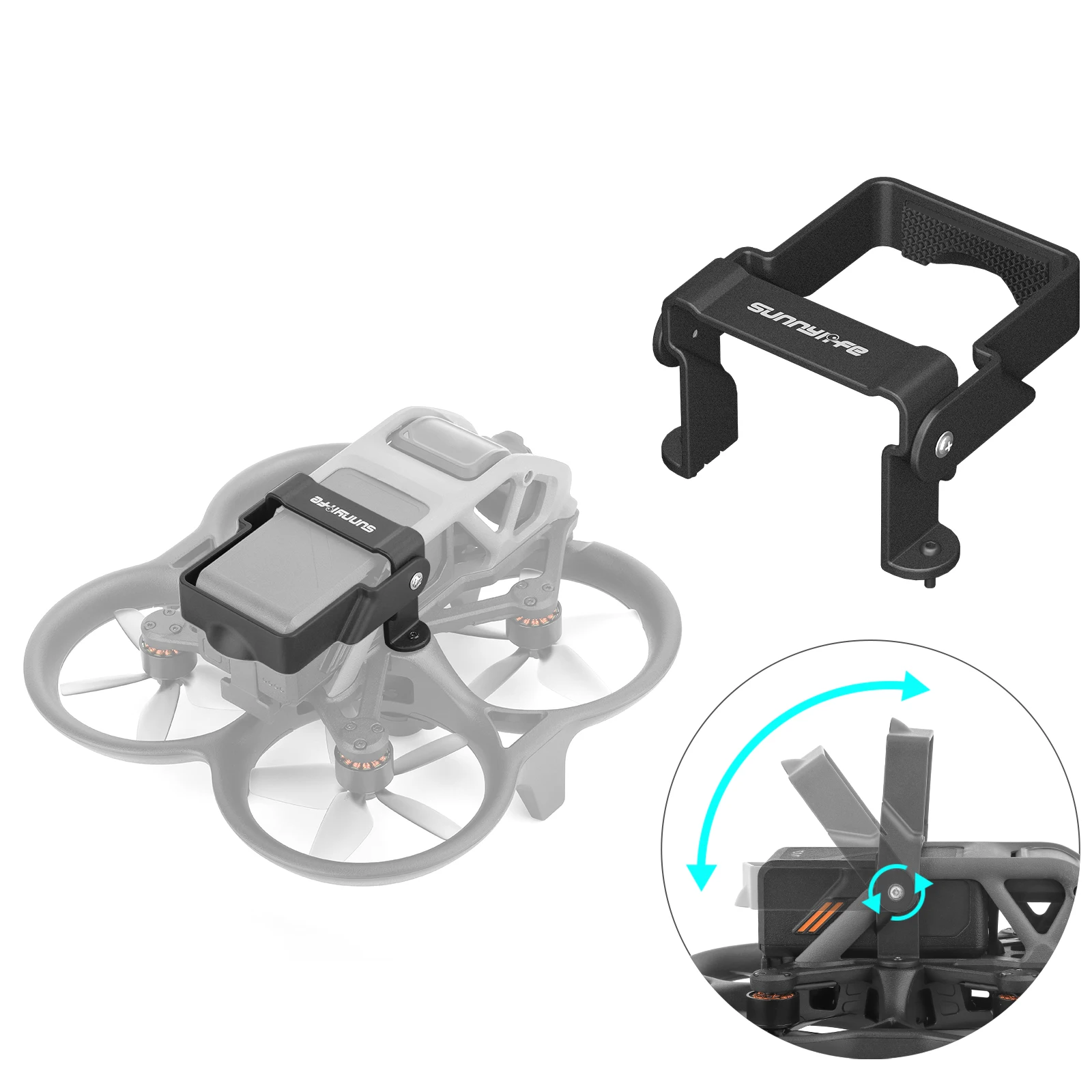 Có Thể Gấp Gọn Chống Phát Hành Khóa Đế Pin Dành Cho DJI Avata Tự Do Tháo Lắp Lắp Ráp Giá Đỡ Bảo Vệ Camera Máy Bay Không Người Lái Phụ Kiện