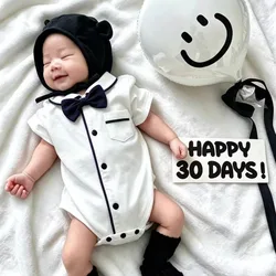 Spanish Baby's Clothes Baby Cotton Clothes Crawling Clothes Baby's Baptism Long Sleeve Inside Romper Newborn Baby Clothes