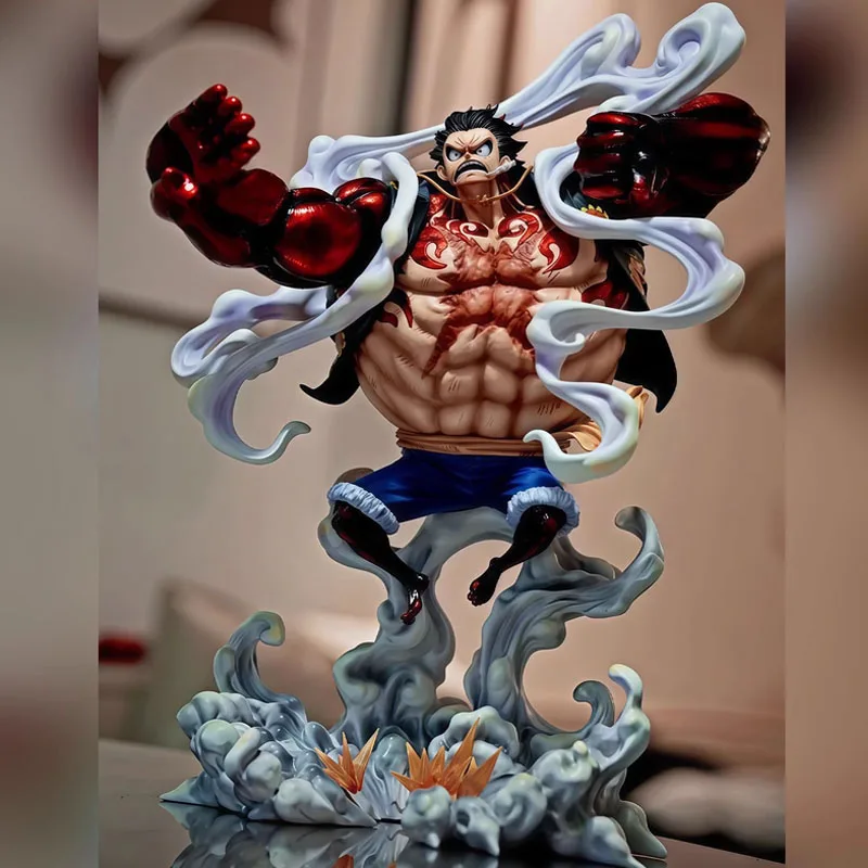 

JT One Piece 38 см Monkey D. Luffy Gear 4 Фигурка Коллекционная игрушка-модель аниме Кукла для коллекционеров и подарков