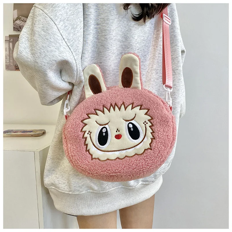 Kawaii Labubu Messenger Bag Girls Shoulder Bag Itabag Labubu Costume Accessories Labbubu Zimomo Bags Itabag Children Gifts 2025