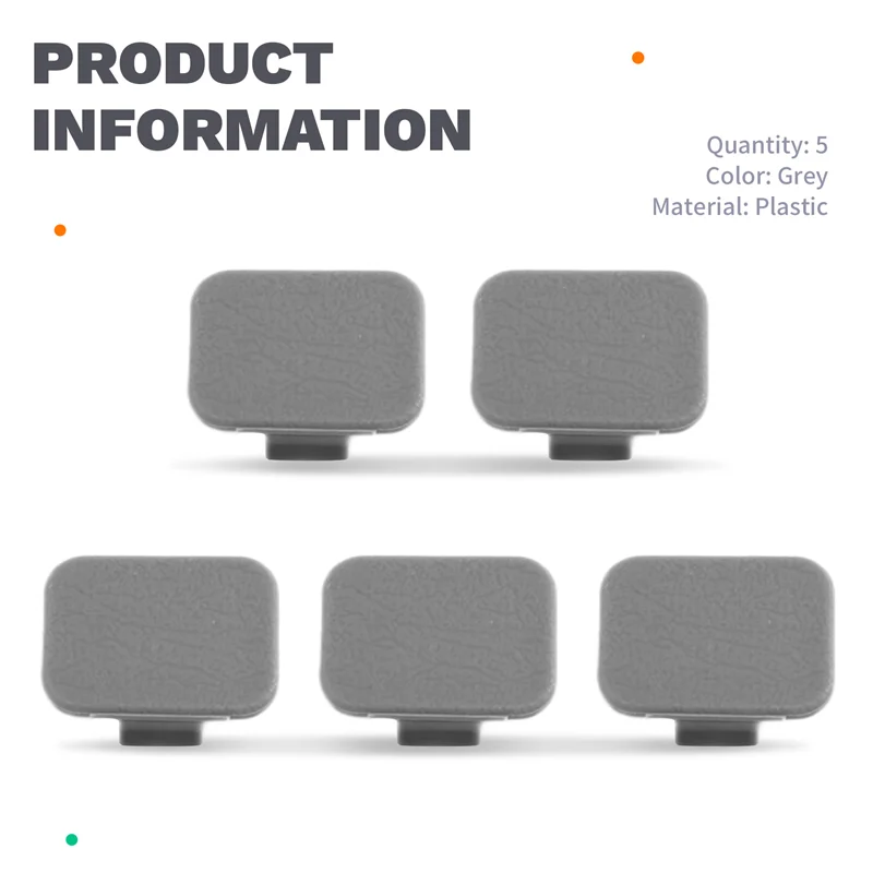 لاند كروزر برادو لكزس GX470 2002-2009 58649-60010-B0 5864960010A0 غطاء حصيرة السيارة حصيرة تثبيت لوحة 5 قطعة مجموعة A-[A04I]