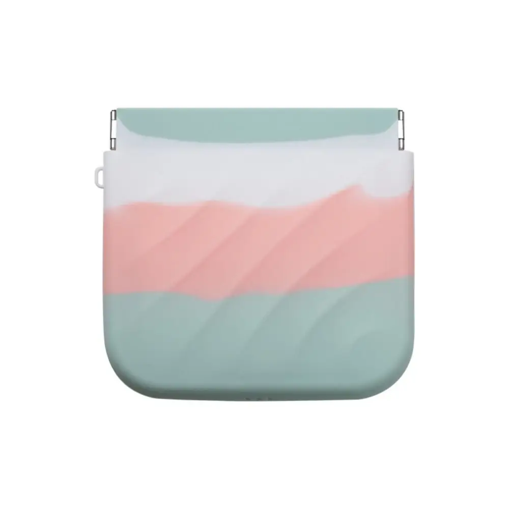 Simple Silicone Mini Cosmetic Bag Makeup Bag Travel Supplies Coin Purse Storage Bag Jewelry Storage Bag Leaf Spring Bag Girls