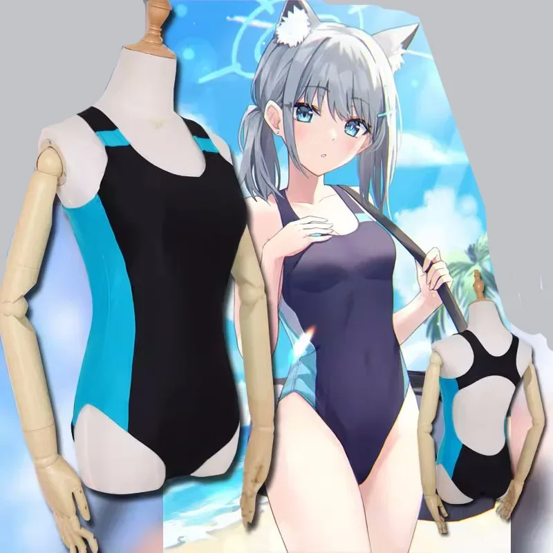 

Game Blue Archive Shiroko Sunaookami Swimsuit Cosplay Costume 2025 Hot Sale