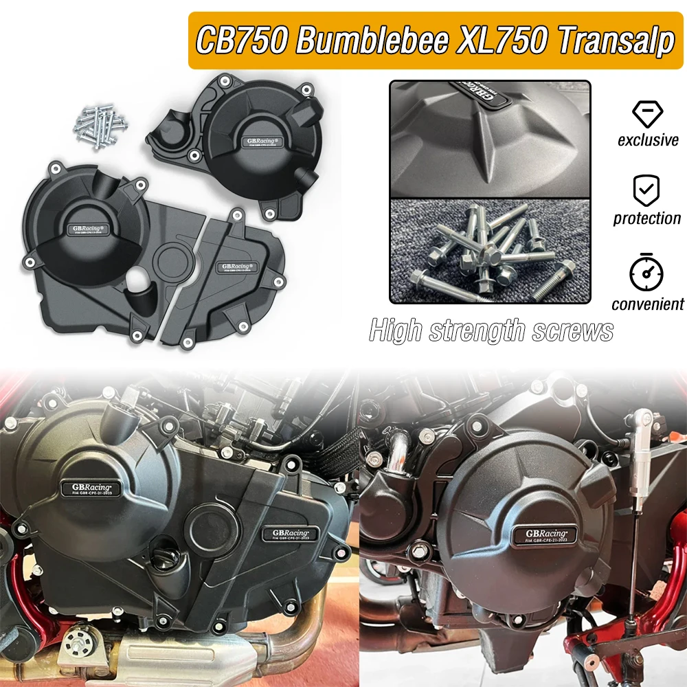 

Для Honda CB750 Bumblebee 2023-2024 XL750 Transalp 2023-2024 модификация мотоцикла, комплект защитных чехлов для двигателя