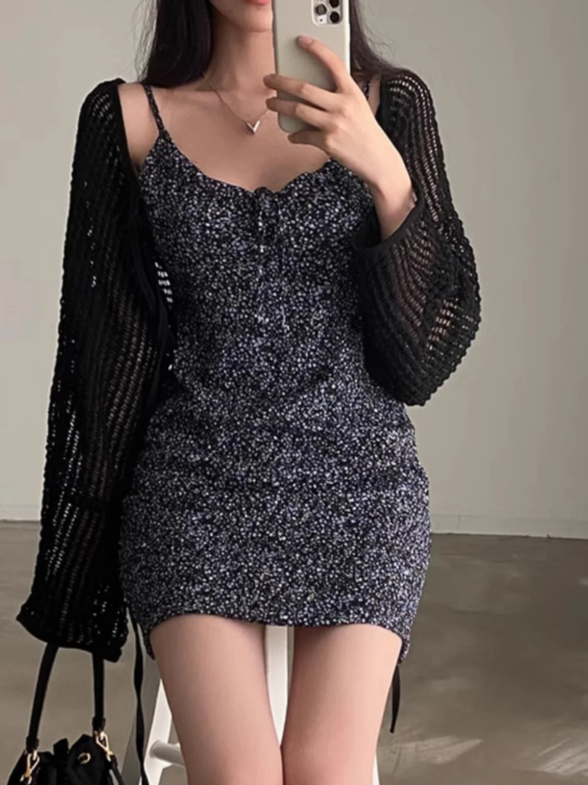 レトロ花柄タイウエストスリムサマー新作フレッシュスタイルフォレストシステムワンピース韓国風ハイウエストAラインショートスカート