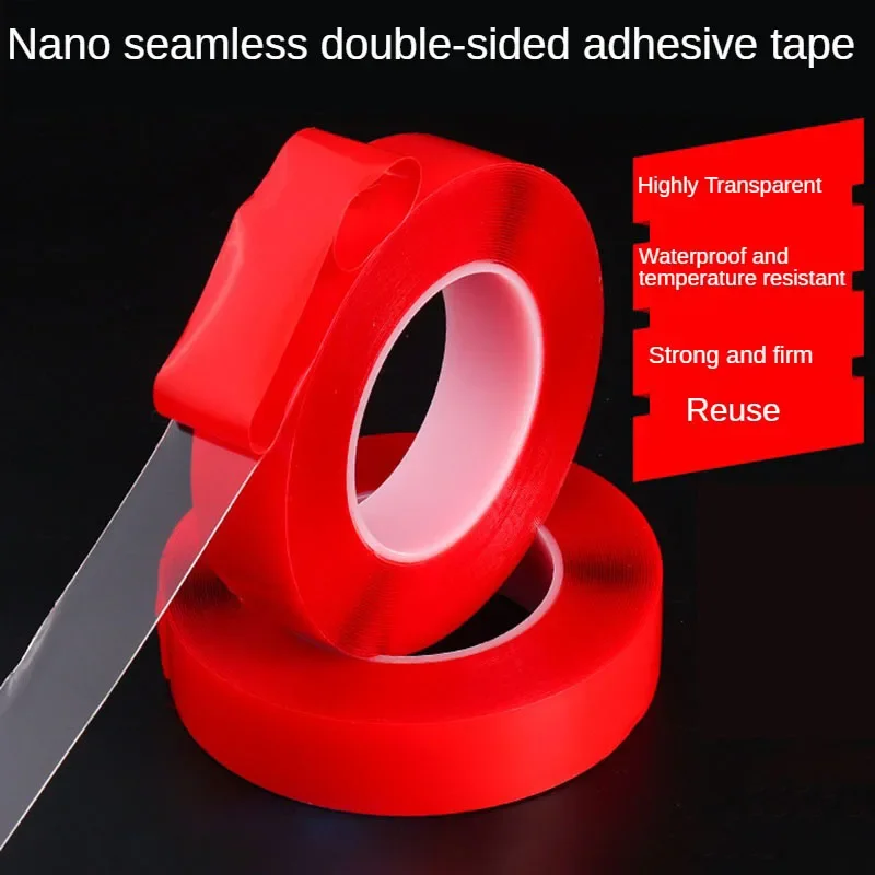 

Transparent Silicone Double Sided Tape Sticker for Car High Strength High Strength No Traces Adhesive Sticker Living Goods