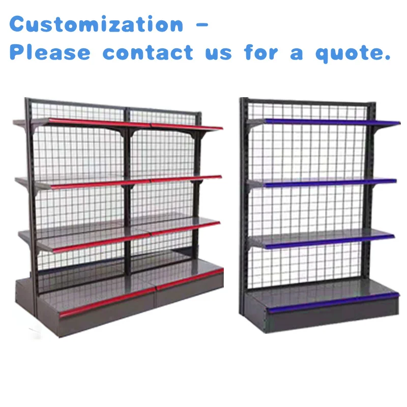 

custom.China Sale Display Rack Customized Industrial Pharmacy Shop France Design European Gondola Racking Sale