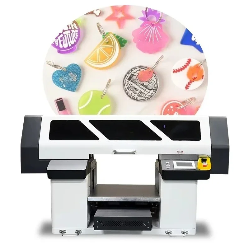 A2 Size UV Inkjet Flatbed Digital Printing Machine G5 G6 Golf Ball Tees Ceramic Photo Phone case Printer