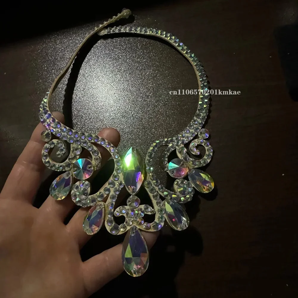 Belly Dance Necklace Female Adult Latin Stage Professional Performance Competition Accessories National Standard Dance Chain