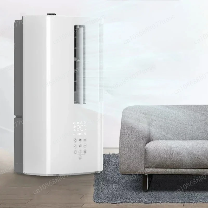 Portable integrated window air conditioner, inverter type, high efficiency and energy saving, cooling only, dehumidification and