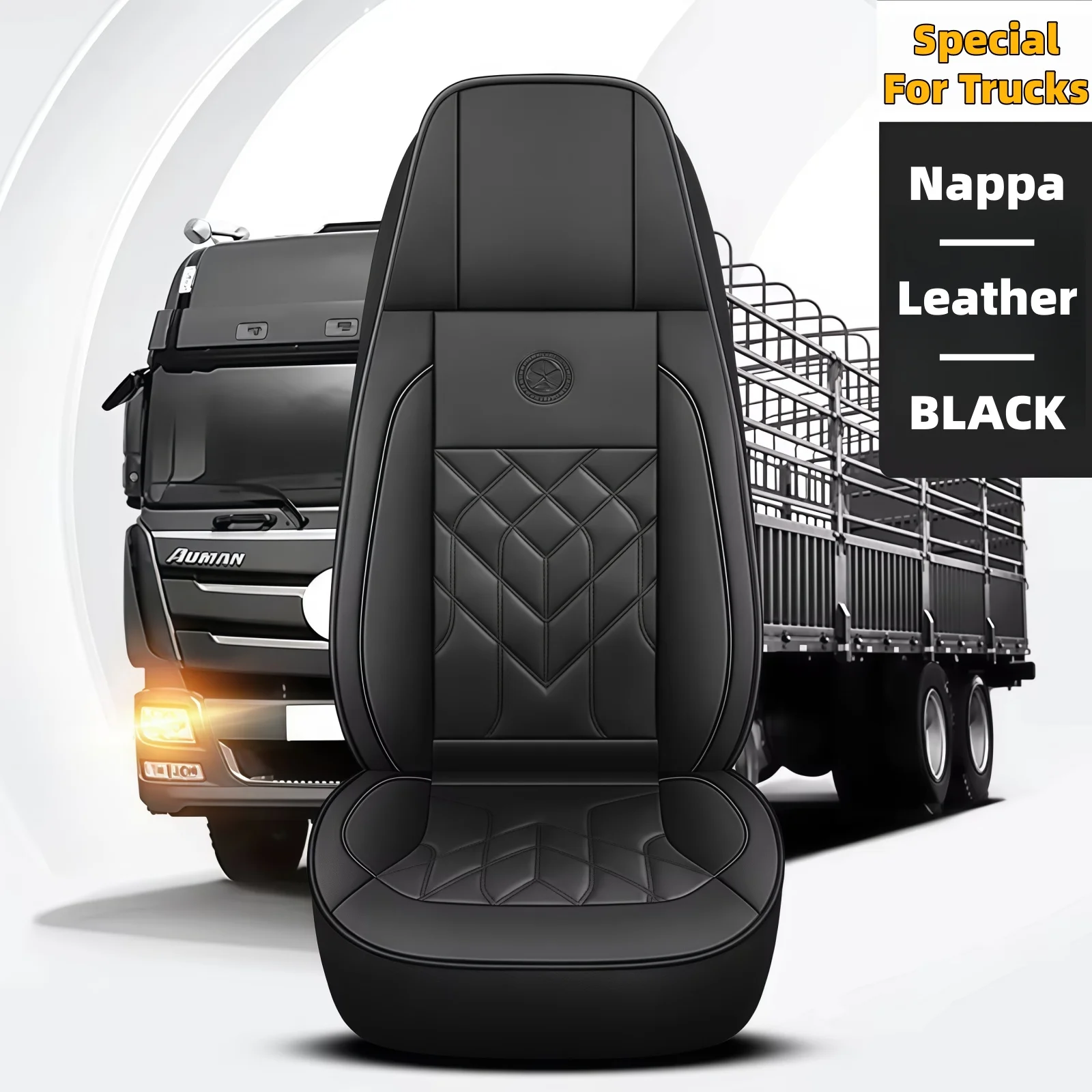 

Универсальный чехол на сиденье грузовика для Scania Volvo Isuzu, сверхмощный чехол на сиденье, подходит для грузовиков и автобусов, всесезонный, противоскользящий