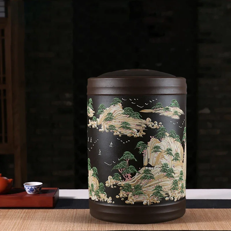 Recipiente de armazenamento sacos de chá organizador cozinha cerâmica jar tampa cerâmica armazenamento potes de cozinha conjunto vasilha cozinha yyy35xp