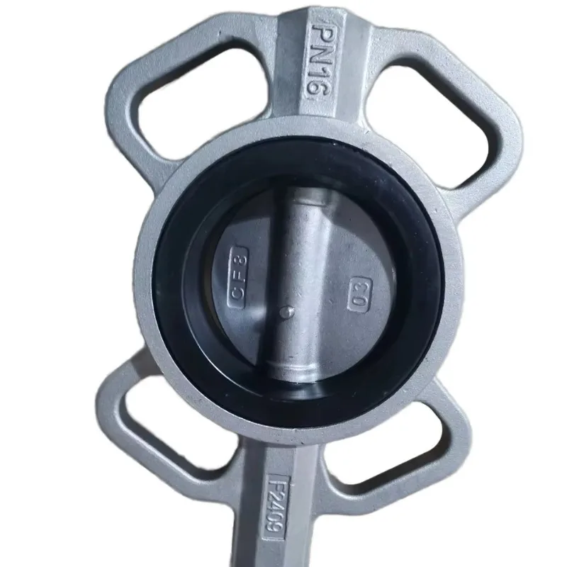 

Stainless Steel and Ductile Iron Manual Butterfly Valve with Wafer Type Soft Rubber Seal