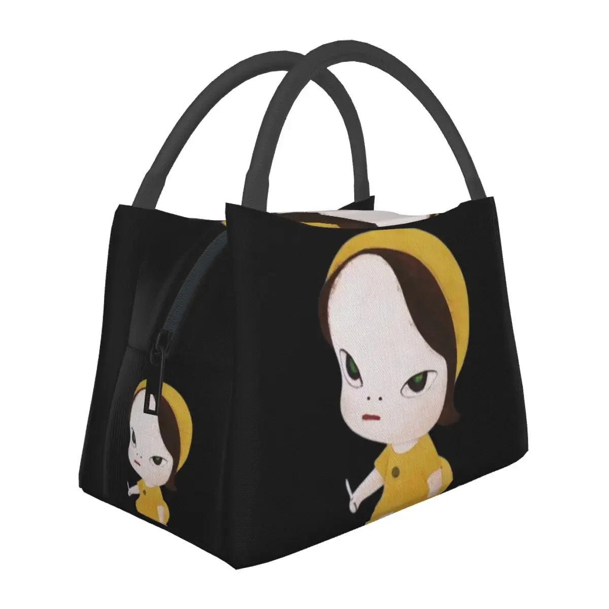 Yoshitomo Nara Lunch Bags Insulated Bento Box Portable Lunch Tote Picnic Bags Cooler Thermal Bag for Woman Kids Office