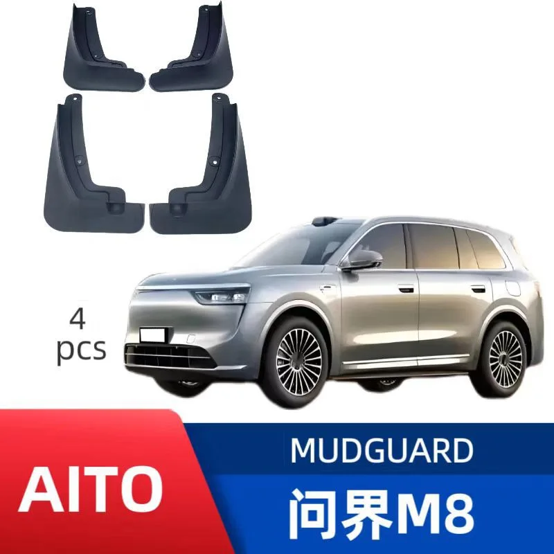 

Mudguards For 2025 AITO M8 Mud Flaps Mudflap Front Rear Fender Anti-splash Mudguards Guard Splash Car Accessories