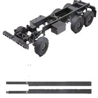 Orlando Hunter Model M02 Electric Rc Assembled 6X6 Military Truck Ta0081 Car Girder Frame 209mm Metal Part