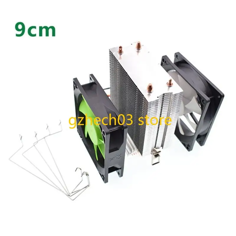 G2AC CPU Radiator Fan Hook Fixed Bracket Fan Buckle Elastic Stainless Steel Fan Buckle 2Pcs/ Set
