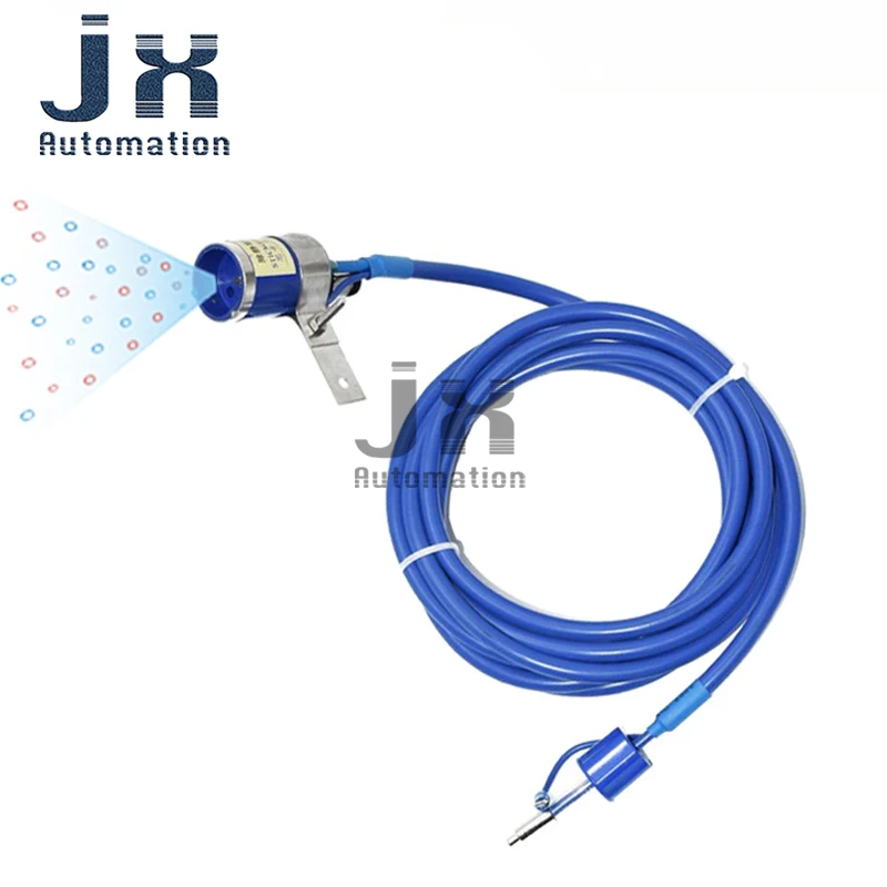 ST-2 Anti Static Ion Air Nozzle Static Remover Ionizing Air Gun With ST402A for PCB Plastic Film Dedusting