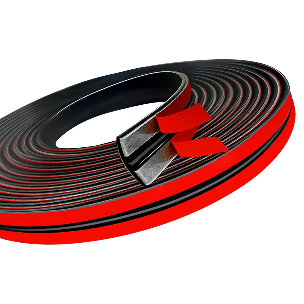 شريط عزل سميك لدرز باب السيارة، شرائط عزل مقاومة للماء لتقليل الضوضاء، عزل عالمي ذاتي اللصق مقاوم للغبار S #1