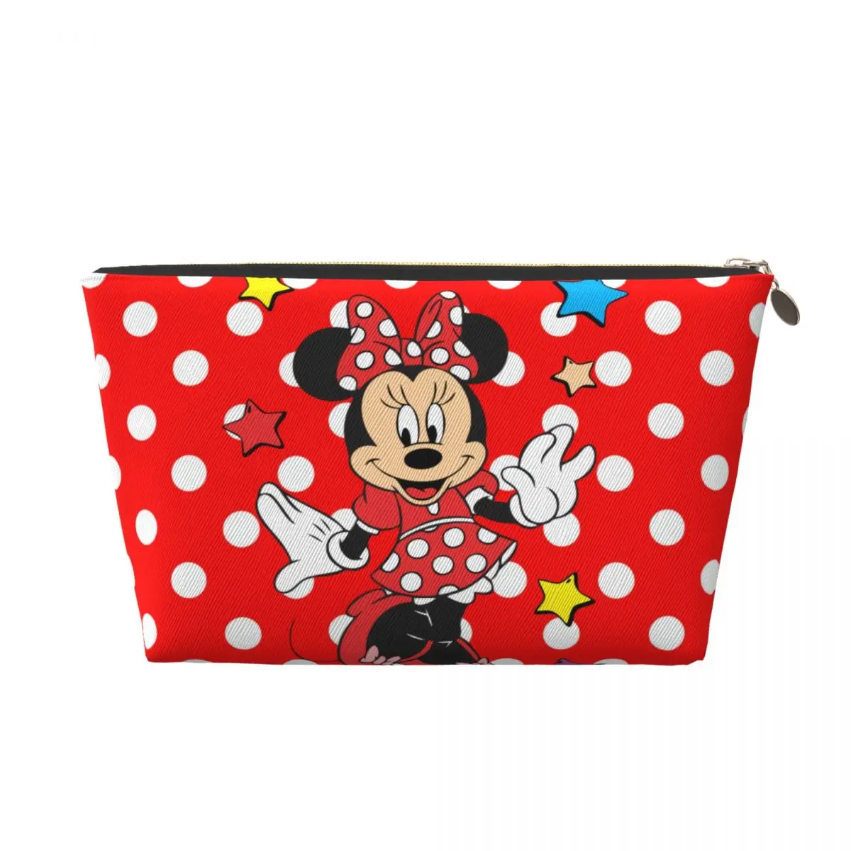 Custom Minnie Mouse Toiletry Bag for Women Cartoon Mickey Cosmetic Makeup Organizer Ladies Beauty Storage Dopp Kit Box