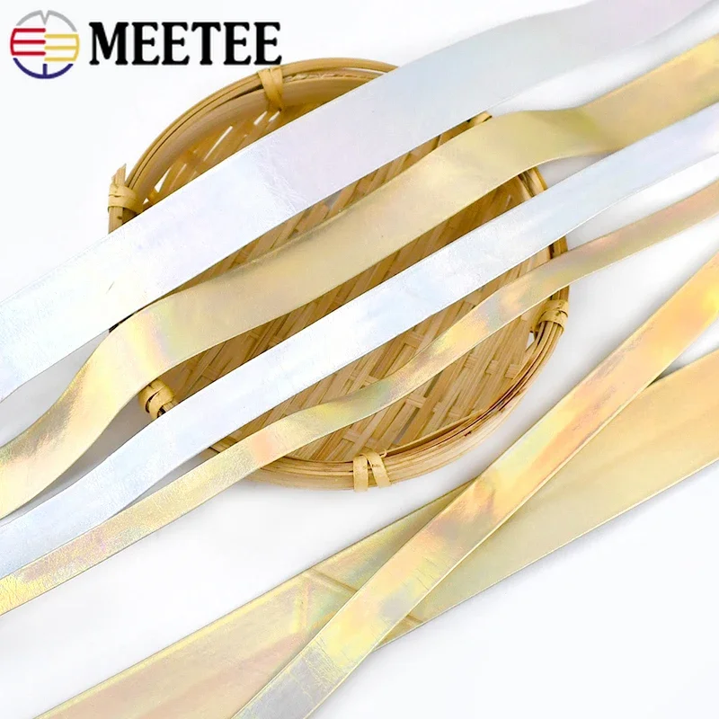 5/10Meters Meetee 5-30mm PU Faux Leather Rope Soft Ribbon Cord Webbing Decor Ribbons Garment Tape DIY Handmade Craft Accessories